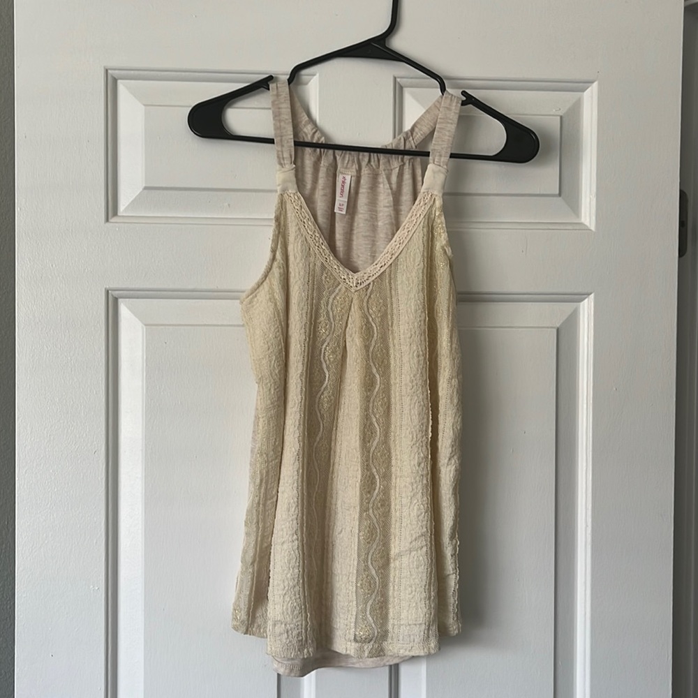 Xhilaration women’s top, gold color, size S